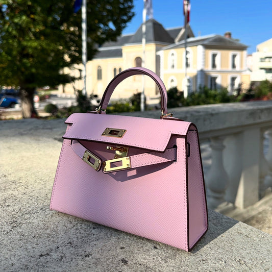 Sac Mini K – Rose (19 cm)