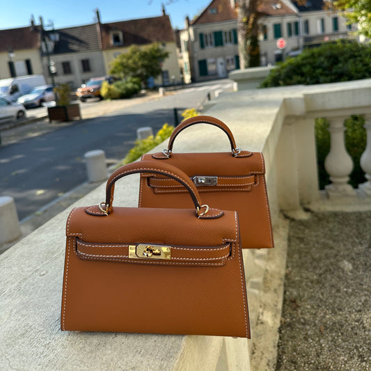 Sac Mini K – Camel (19 cm)