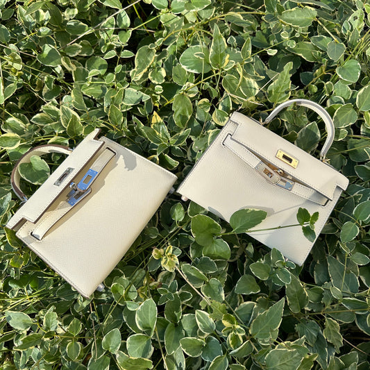 Sac Mini K – Blanc Cassé (19 cm)