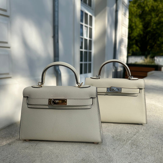 Sac Mini K – Blanc Cassé (19 cm)